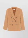 Alberto Biani Tailored Blazer With Structured Shoulders And Pockets