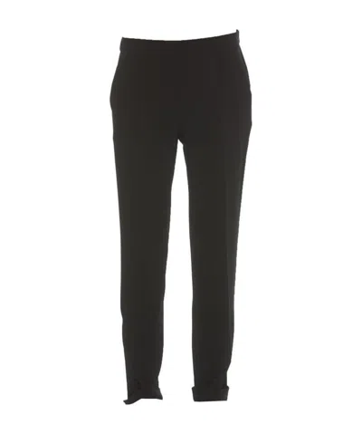 Alberto Biani Tailored Trousers In Black