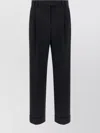 Alberto Biani Tailored Trousers With Cuffed Hem And Pleats In Blue