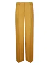 Alberto Biani Classic Palazzo Trousers In Yellow