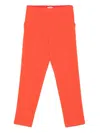 Alberto Biani Tapered Trousers In Orange