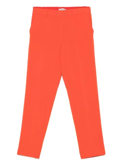 Alberto Biani Tapered Trousers In Orange