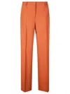Alberto Biani Straight-leg Stretch Viscose Trousers With Hook Closure