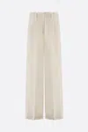 Alberto Biani Wide-leg Tailored Trousers In Beige