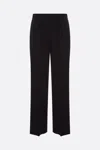 Alberto Biani Relaxed Fit Trousers With Elastic Waistband In Black