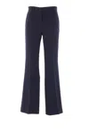 Alberto Biani Central-crease Flared Trousers In Blue