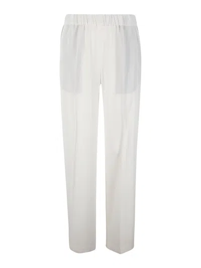 Alberto Biani Trousers In White