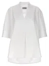 Alberto Biani White Tuxedo Shirt