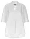 Alberto Biani White Tuxedo Shirt In White