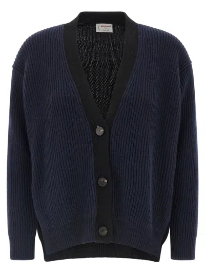 ALBERTO BIANI ALBERTO BIANI TWO-TONE CARDIGAN