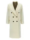 Alberto Biani Double-breasted Coat In White