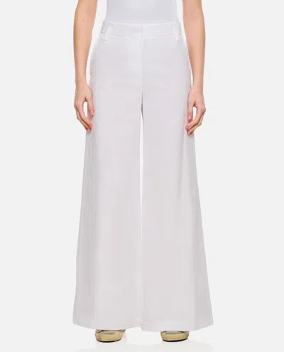 Alberto Biani White Flared Pant