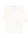 Alberto Biani Keyhole-neck Blouse In White