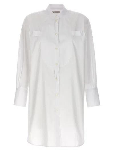ALBERTO BIANI WHITE LONG PLASTRON TUXEDO SHIRT