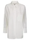 Alberto Biani Patch-pocket Buttoned-up Shirt In White