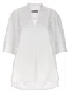 Alberto Biani White Tuxedo Shirt In White