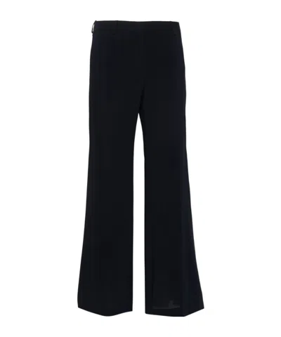 Alberto Biani Fluid Wide-leg Trousers In Blue