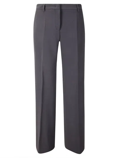 Alberto Biani Wide Leg Pressed Crease Trousers