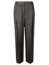 Alberto Biani Viscose Trousers In Multicolor
