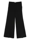 Alberto Biani Stretch Wool Pants In Black