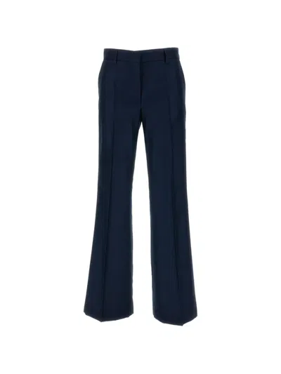 Alberto Biani Wide-leg Cady Trousers In Black