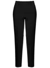 Alberto Biani Black Triacetate Trousers In Black