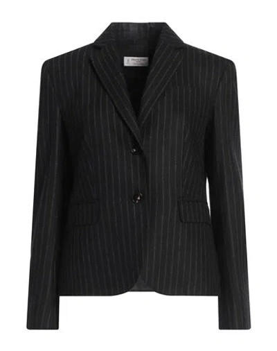 Alberto Biani Woman Blazer Midnight Blue Size 8 Virgin Wool