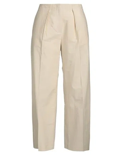Alberto Biani Woman Pants Beige Size 10 Cotton, Polyamide