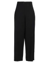 Alberto Biani Woman Pants Black Size 10 Virgin Wool, Elastane