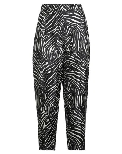 Alberto Biani Woman Pants Black Size 8 Silk