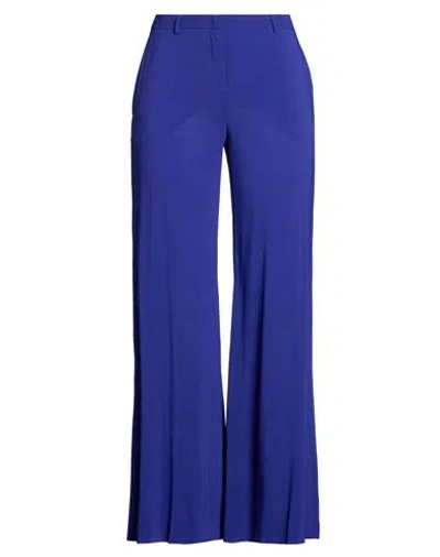 Alberto Biani Woman Pants Blue Size 10 Viscose, Elastane