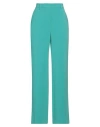 Alberto Biani Woman Pants Emerald Green Size 8 Triacetate, Polyester In Green