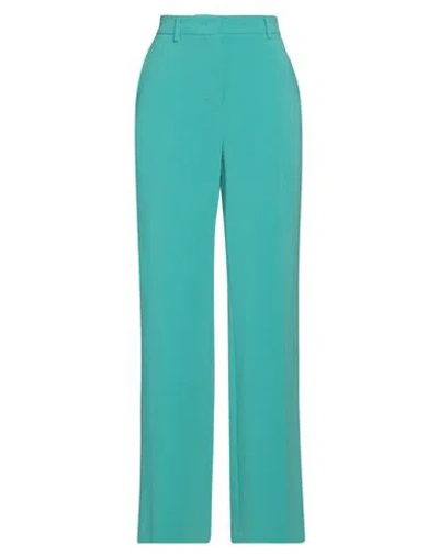 Alberto Biani Woman Pants Emerald Green Size 8 Triacetate, Polyester