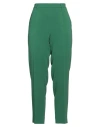 Alberto Biani Woman Pants Green Size 12 Triacetate, Polyester