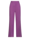 Alberto Biani Woman Pants Mauve Size 6 Triacetate, Polyester In Purple