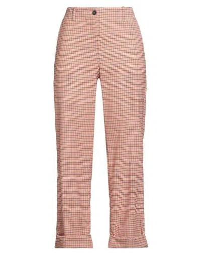 Alberto Biani Woman Pants Orange Size 10 Virgin Wool, Elastane In Pink