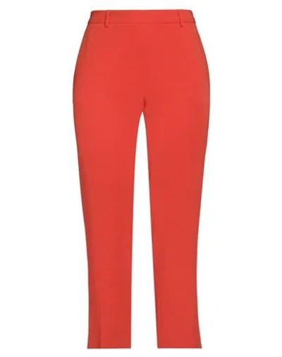Alberto Biani Woman Pants Orange Size 12 Triacetate, Polyester