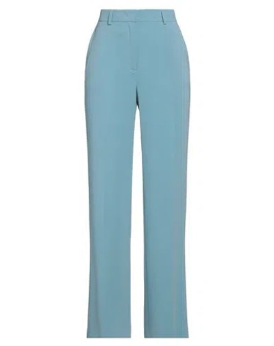Alberto Biani Woman Pants Pastel Blue Size 6 Triacetate, Polyester