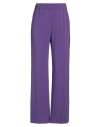 Alberto Biani Woman Pants Purple Size 2 Triacetate, Polyester