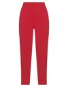 Alberto Biani Woman Pants Red Size 6 Triacetate, Polyester