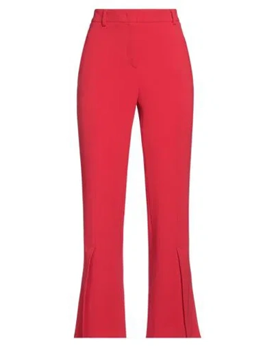 Alberto Biani Woman Pants Red Size 8 Triacetate, Polyester