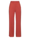 Alberto Biani Woman Pants Rust Size 4 Triacetate, Polyester In Red