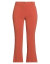 Alberto Biani Woman Pants Rust Size 6 Triacetate, Polyester In Orange