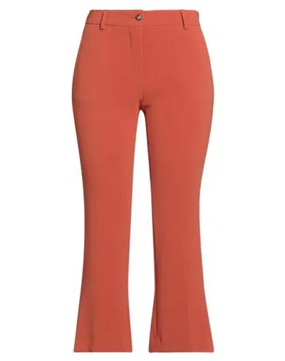 Alberto Biani Woman Pants Rust Size 6 Triacetate, Polyester