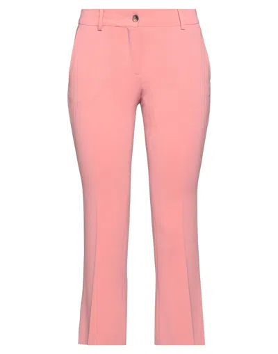 Alberto Biani Cropped Pants In Pink
