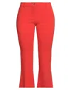 Alberto Biani Pants In Tomato Red