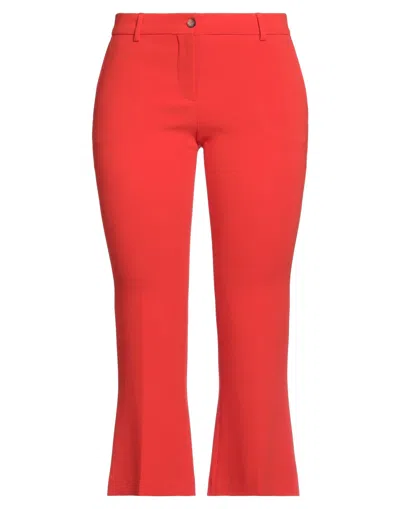 Alberto Biani Pants In Tomato Red