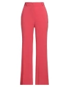 Alberto Biani Woman Pants Tomato Red Size 8 Triacetate, Polyester In Red