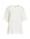 Alberto Biani Woman Top Ivory Size 6 Triacetate, Polyester In White