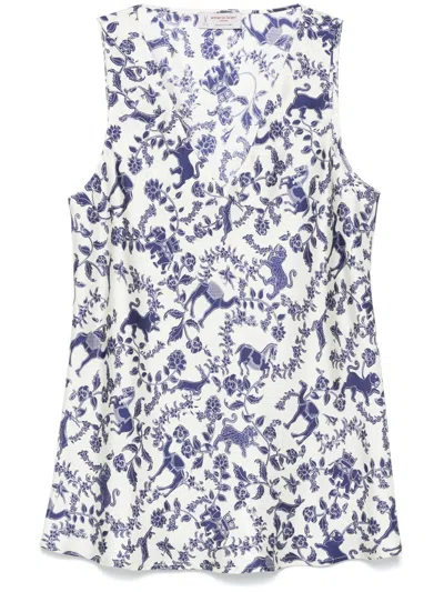ALBERTO BIANI WOMEN'S TANK TOP WITH PRINT